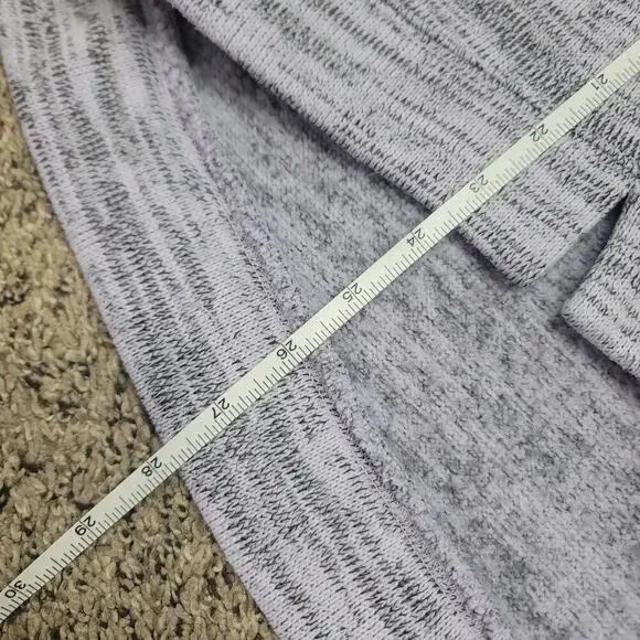 Anthropologie Saturday Sunday Oversized Spacedye Sweatshirt in Lavender Gray - Picture 10 of 10